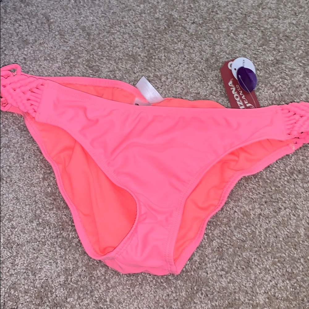 neon pink swim bottoms
